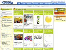 Tablet Screenshot of occasioni24.com